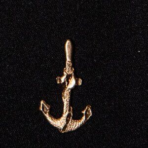 Vintage 14K Anchor Pendant
